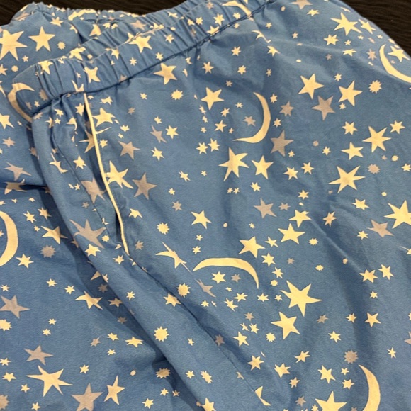Blue Star and Moon Print Shorts - Picture 2 of 3